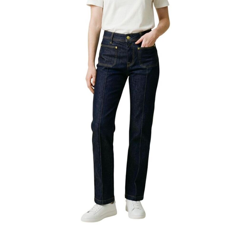 Replay Blue Cotton Mom Women's Jeans